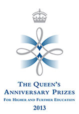 Queen's Aniniversary Prize 2013 logo