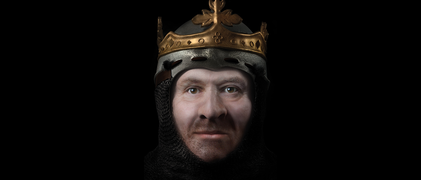 The face of Robert the Bruce