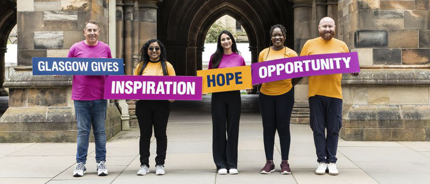 The University of Glasgow held its first-ever Giving Day on 5 and 6 October 2023. 
