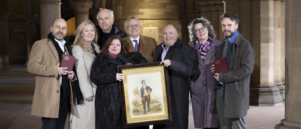 An image of the Centre for Robert Burns Studies team. Credit Martin Shields