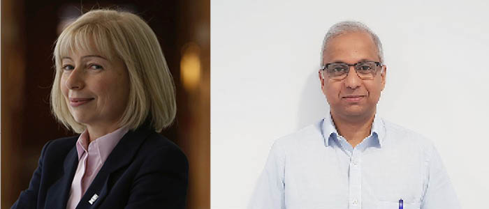 Professor Dame Anna Dominiczak and Professor Sandosh Pandmanbhan