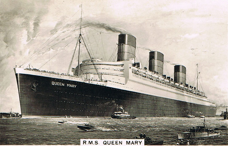 Queen Mary Cigarette Card