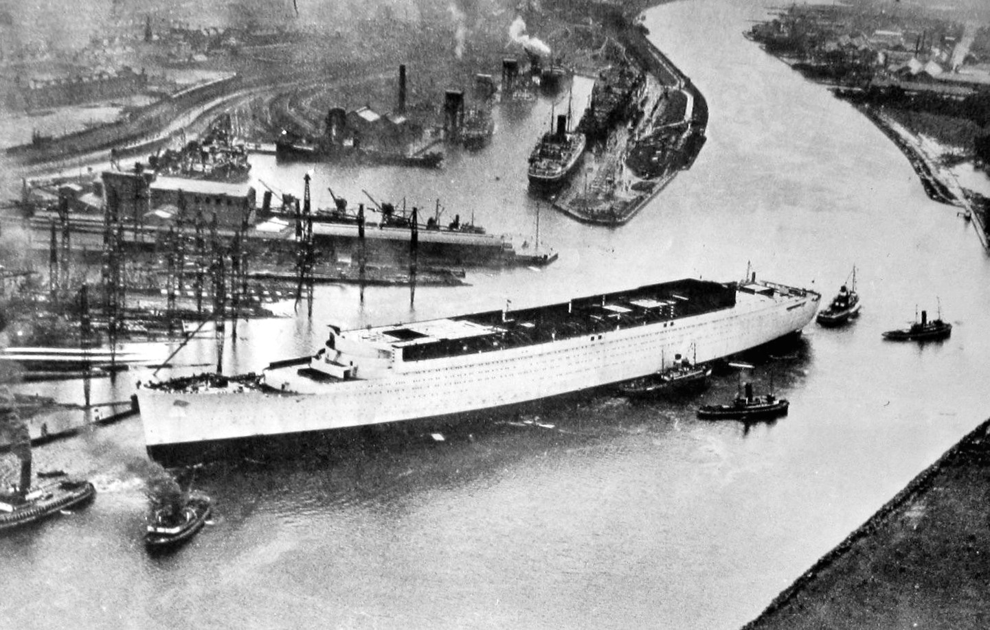 Queen Mary Immediately Post Launch