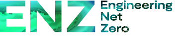 ENZ logo with green lettering