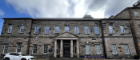 Banner sized image of the outside of the Edinburgh Climate Change Institute