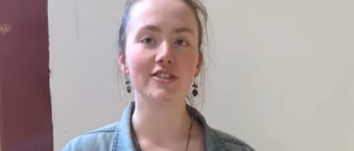 Screenshot of Orla McKee in video