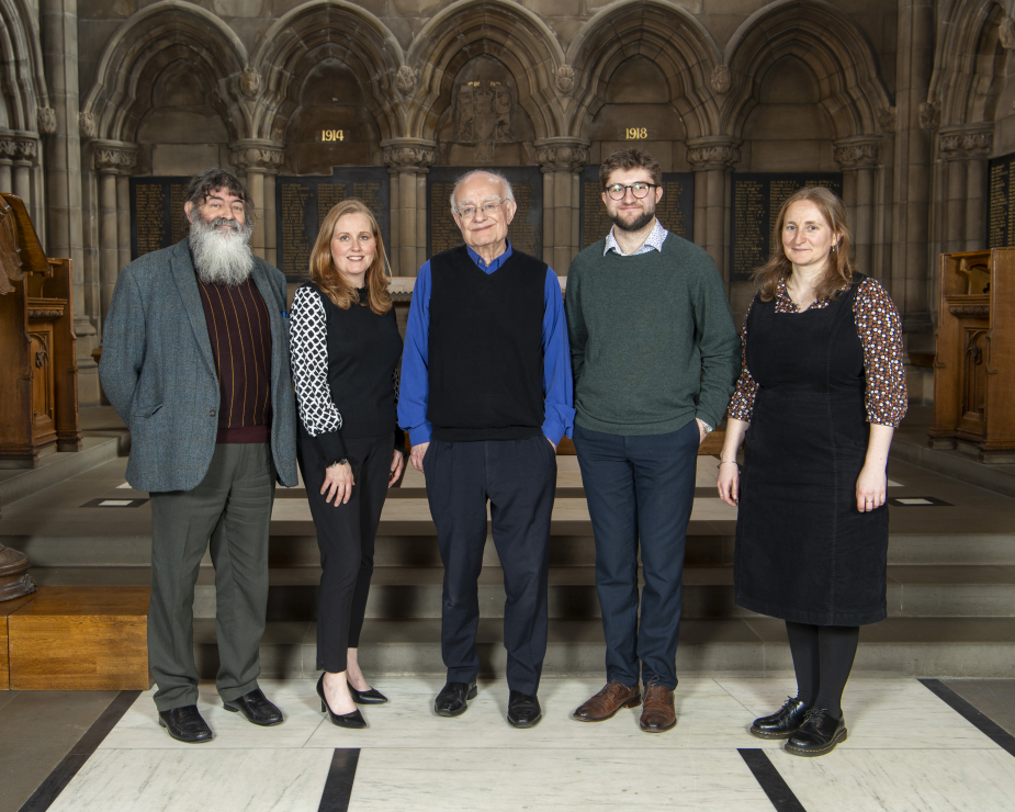 John Rutter with University of Glasgow colleagues