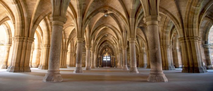 picture of University of Glasgow cloisters