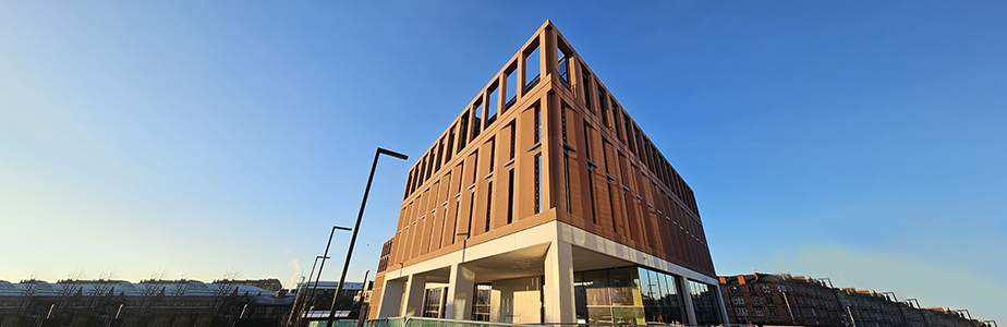 External view of the Adam Smith Building at the University of Glasgow