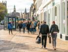 Shoppers in Edinburgh