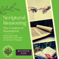 Scriptural Reasoning event logo