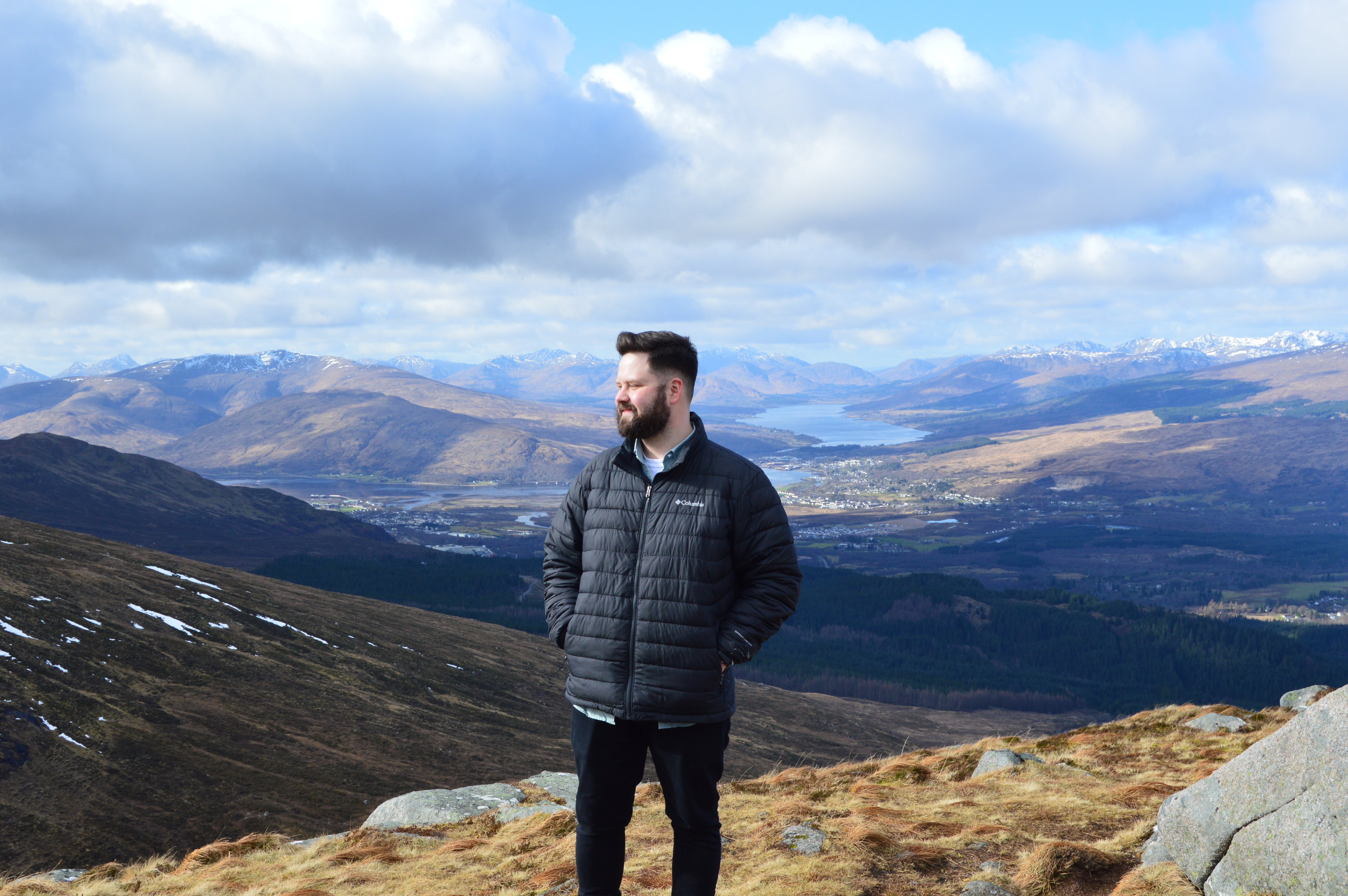 Image of Michael McCaskill amongst hills in nature