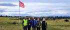 Left to right Derek Alexander, Ellen Fogel Walker, Tony Pollard, Christine McPherson and Gail Boardman