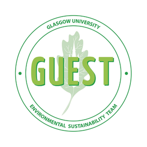 GUEST circle logo on white square