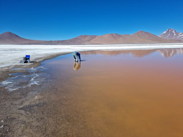 A Chilean hypersaline salar