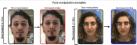 Study images of participants in a trial on AI and attractiveness