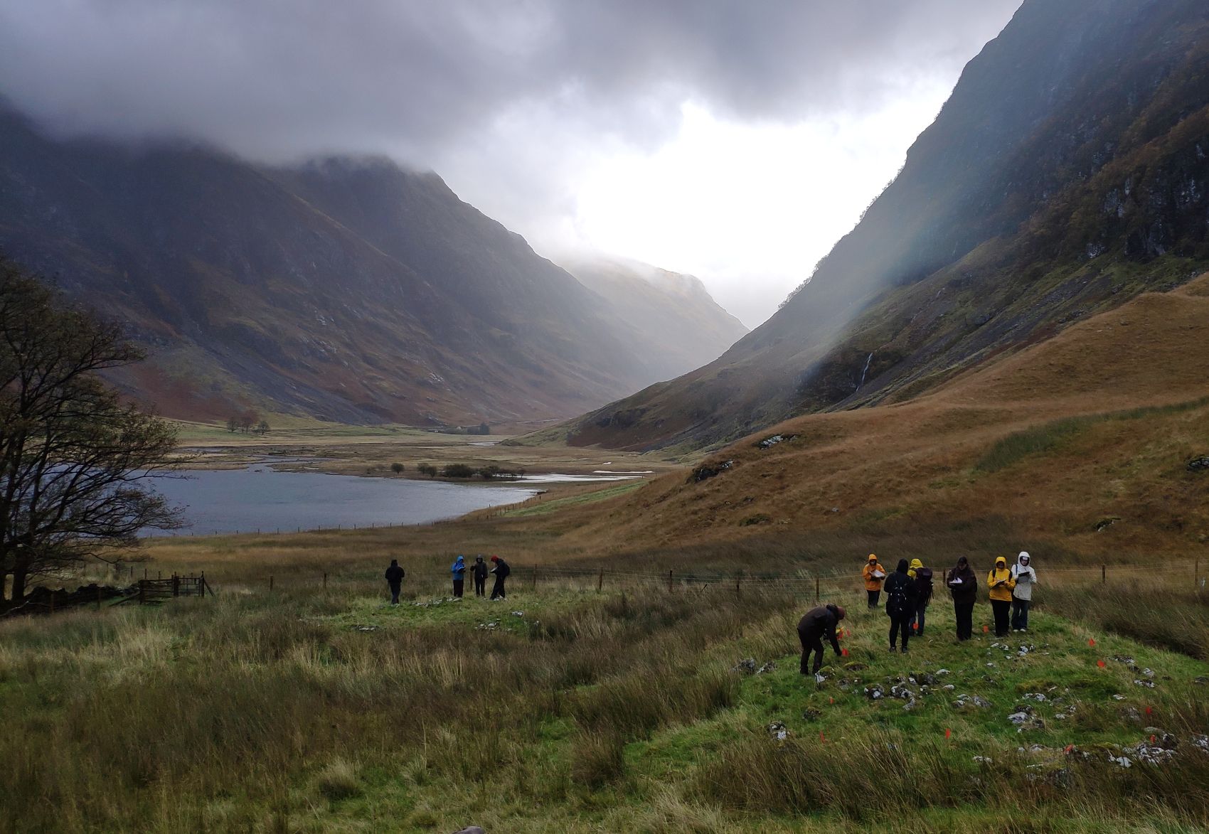 Achnambeithach in the rain