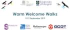 Banner for Warm Welcome Walks 9 to 12 September 2019