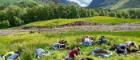 Excavations of the kailyard, looking up Glencoe. Photo: Derek Alexander.