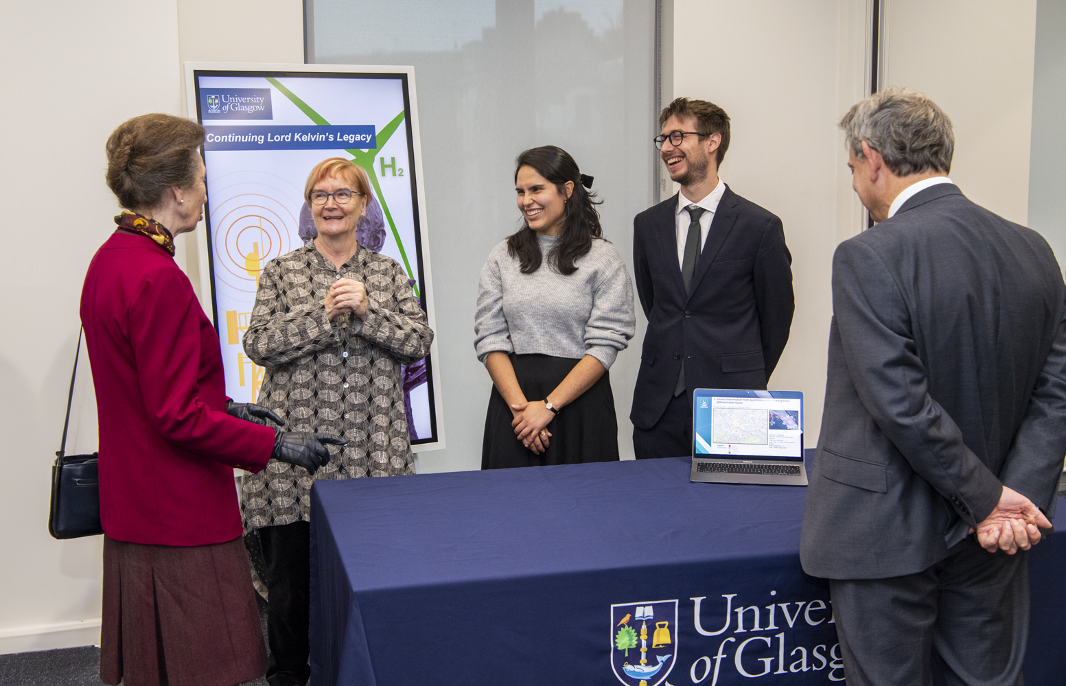 The Princess Royal visits the ARC as part of the University of Glasgow's celebrations of the 200th anniversary of the birth of Lord Kelvin