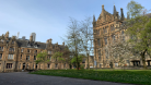 A photo of the School of Law building in Professor's Square