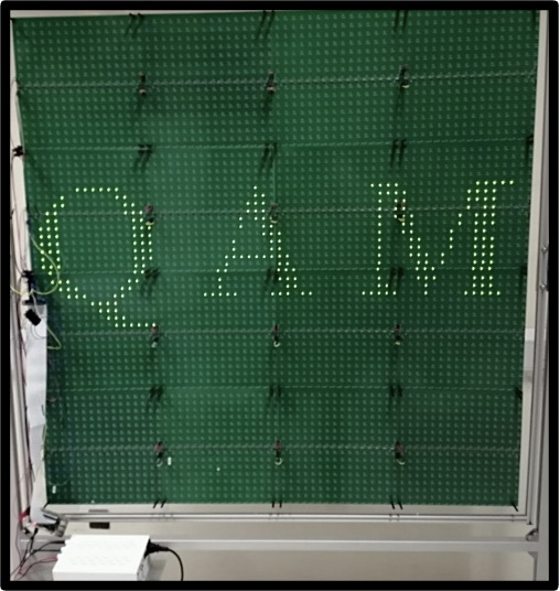 Large-scale IRS tested with 4096 unit cells at the University of Glasgow