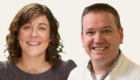 A graphic showing heading and shoulder portrait shots of Donal Wall and Lorena Fernandez-Martinez together against a cream coloured background