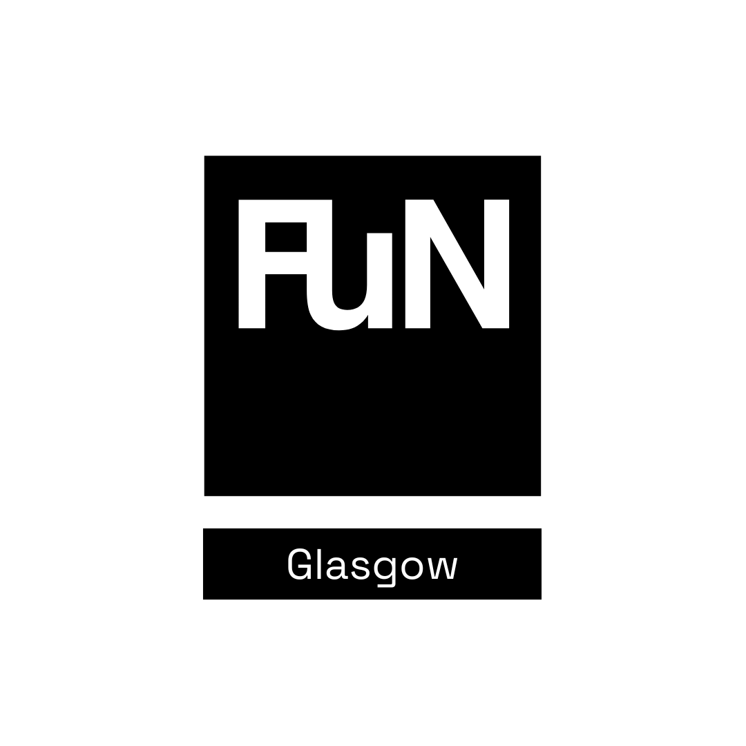 FUNights Glasgow black logo