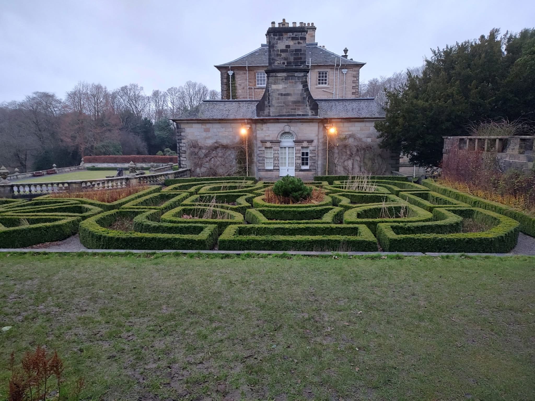 The gardens at Pollok House