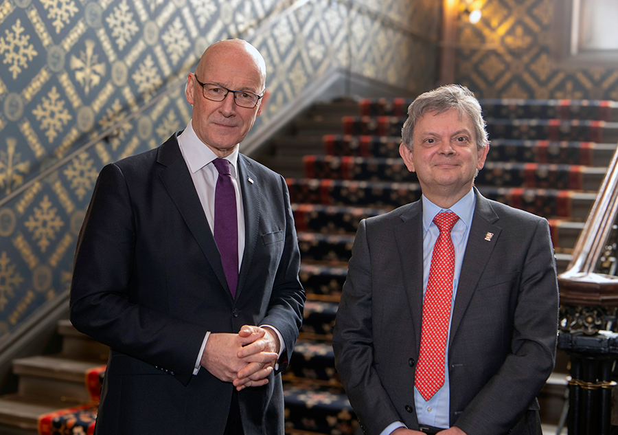 FM John Swinney and Prof Sir Anton Muscatelli