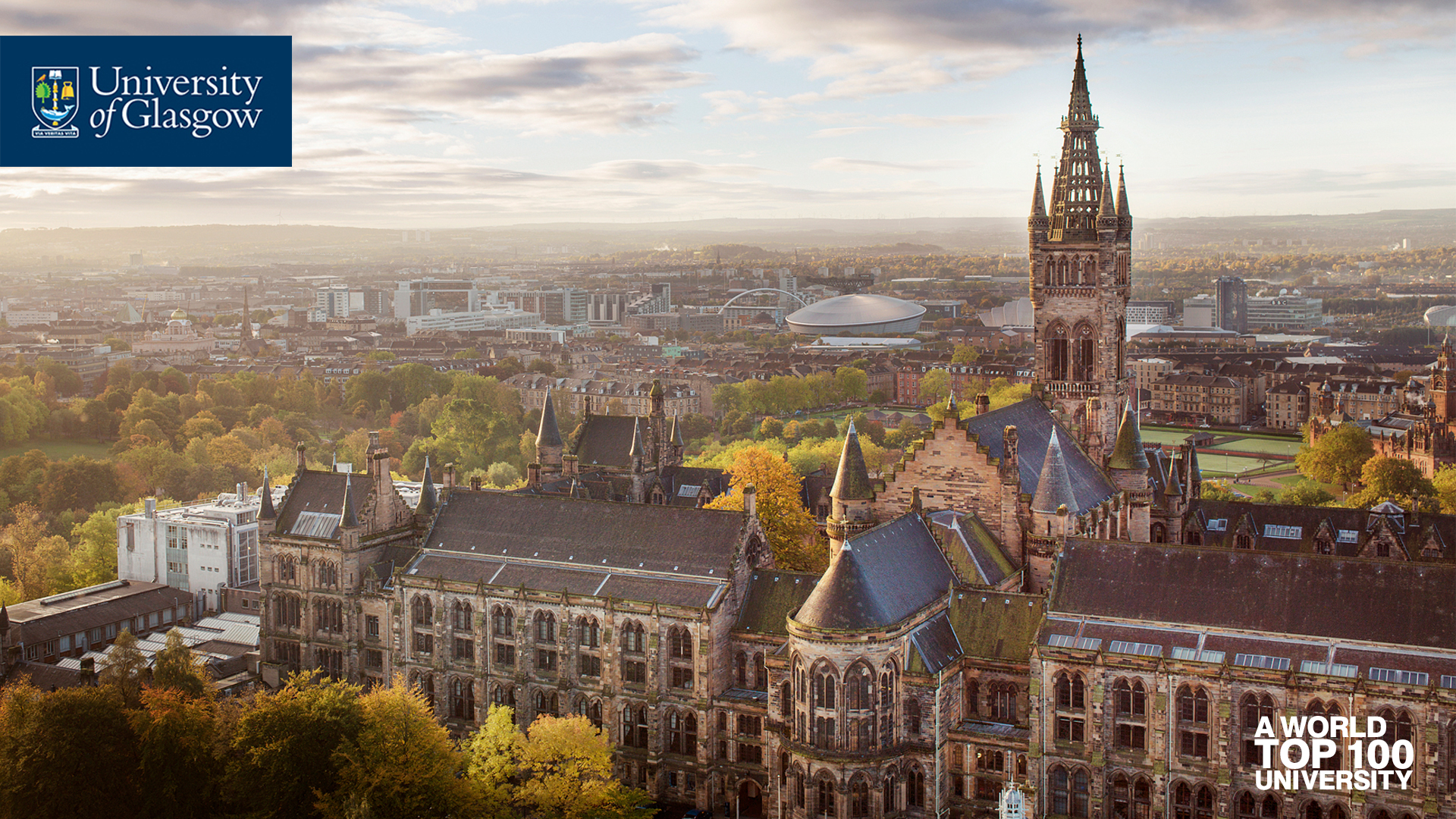 Gilbert Scott Building and city of Glasgow