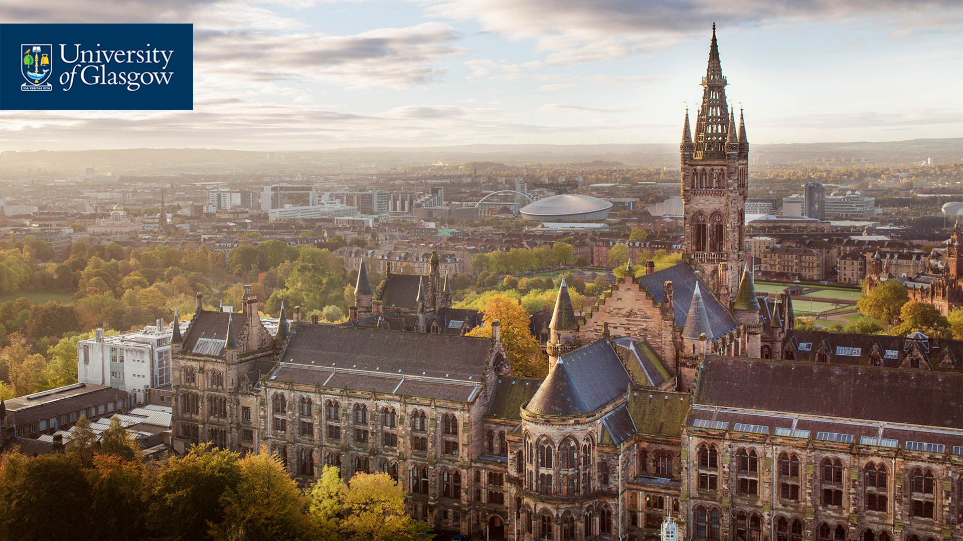 Gilbert Scott Building and city of Glasgow