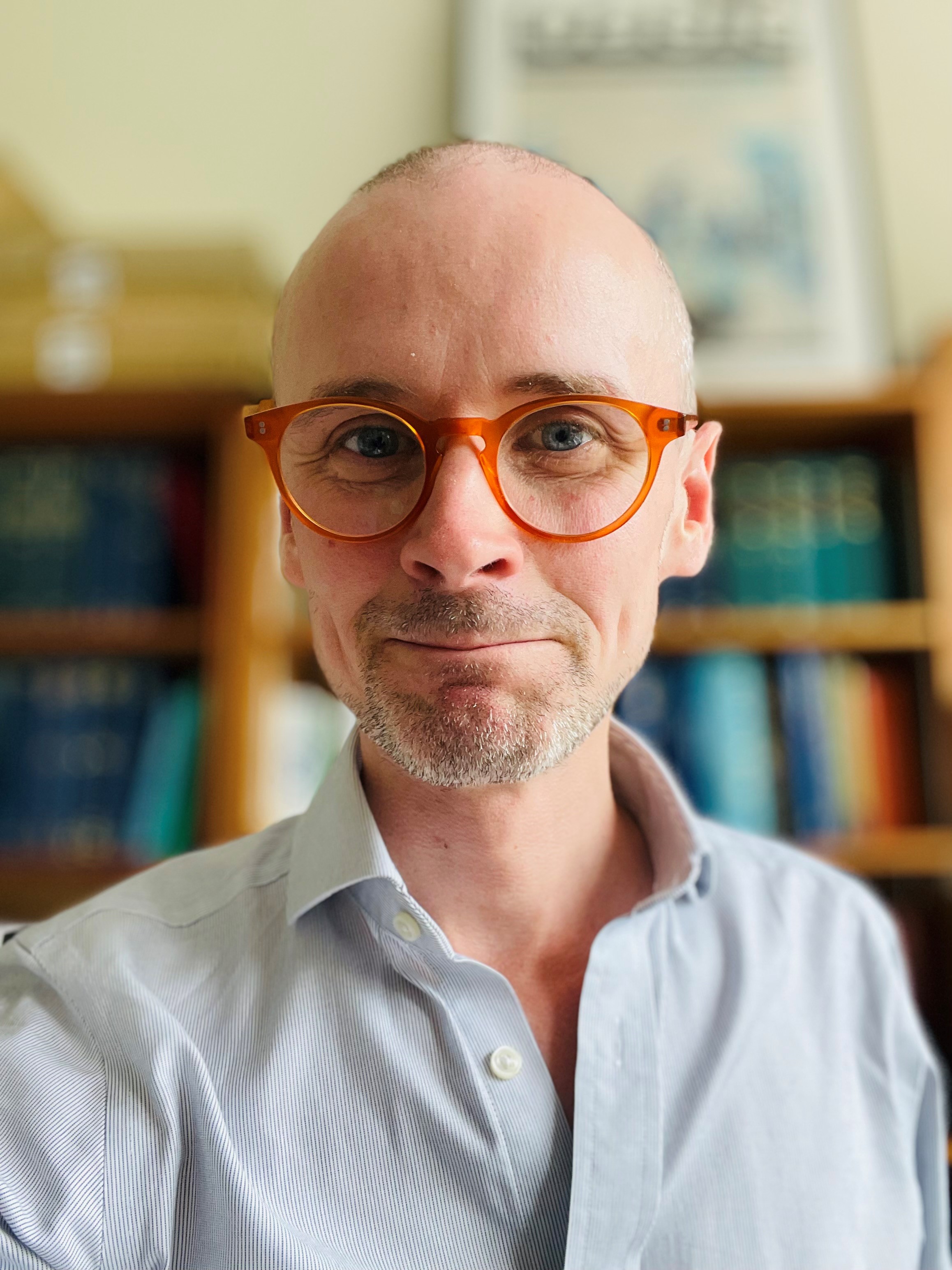 Portrait of a man in glasses