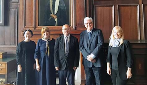 Delegation visiting from Shinshu University