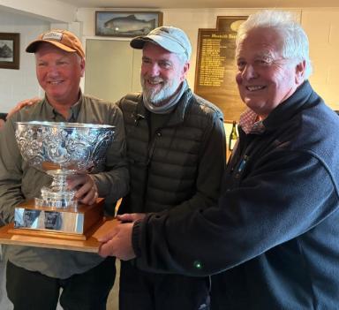 Staff Angling Club winning the Inter-Club Trophy at the Lake of Mentieth 1st Sept 2025