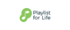 Logo featuring a white musical note on a green background