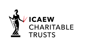 ICAEW Charitable Trusts UK logo in black over a white background