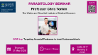 Flyer for Parasitology seminar, Prof Chris Tonkin, of which the date, time, location and title are included in the accompanying text