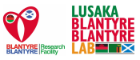 Logos of the Blantyre Research Facility and Lusaka Lab