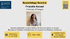 Bacteriology seminar, Priscella Awwad, of which the date, time, location and title are included in the accompanying tex