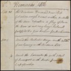 The eighth page from Andrew Service's logbook recording events on board HMS Medusa. This page, dated 1806, covers the period from 25th September to 20th October 1806, and continues recounting the engagement with the Spanish around Montevideo, Uruguay.  (GUAS Ref: UGC 182. Copyright reserved.) 