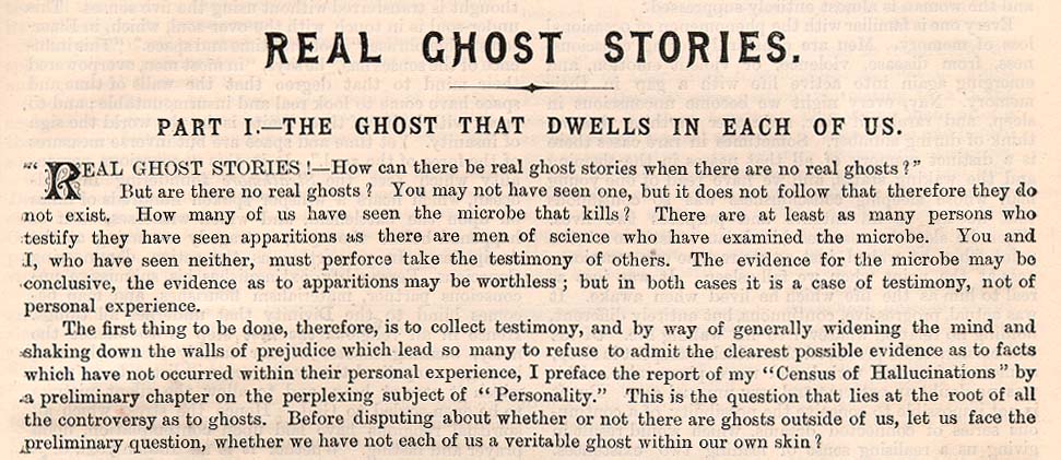 real ghosts