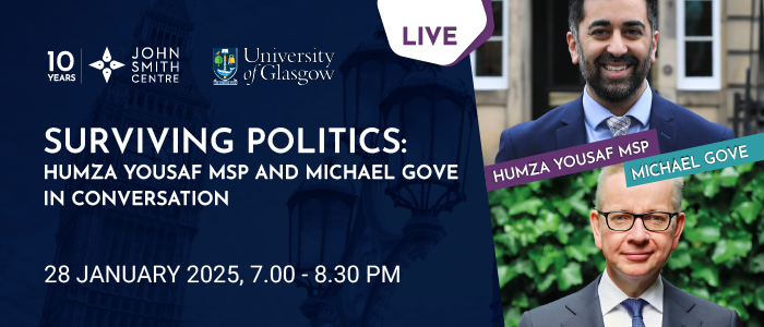 Image for Surviving Politics: Humza Yousaf MSP and Michael Gove in Conversation