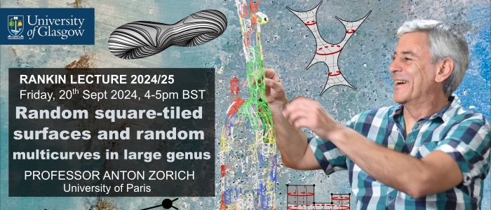 Image for Rankin Lecture 2024/25: Random square-tiled surfaces and random multicurves in large genus