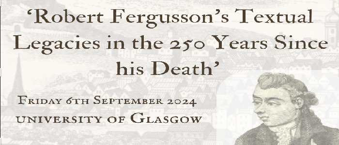 Image for Robert Fergusson’s Textual Legacies in the 250 Years Since His Death