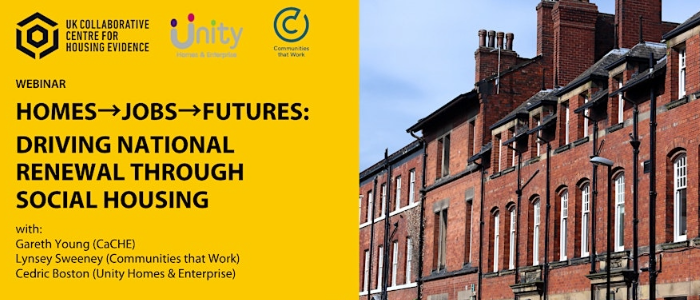 Image for Homes Jobs Futures: Driving national renewal through social housing