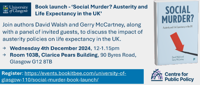 Image for Social Murder? book launch